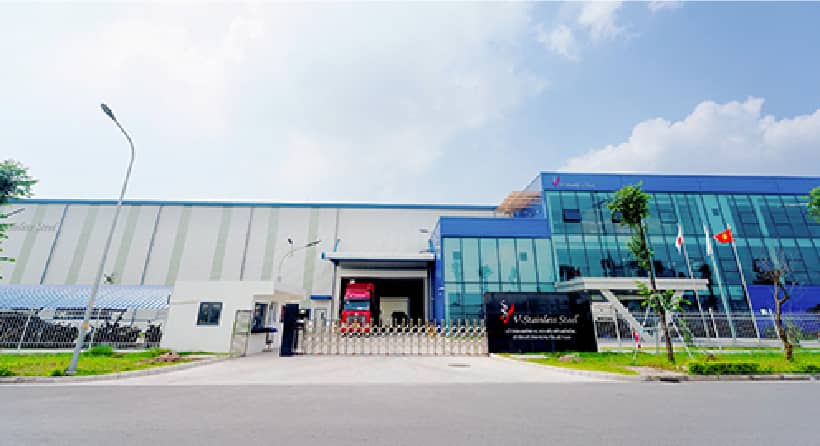 ベトナム北部、フンイェン省にV-STAINLESS STEELの北部工場を建設、稼働開始